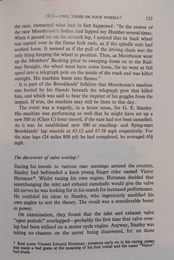 G E Stanley Valve overlap