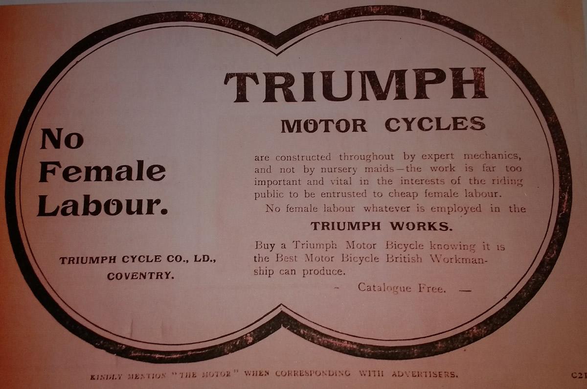 Triumph Advert