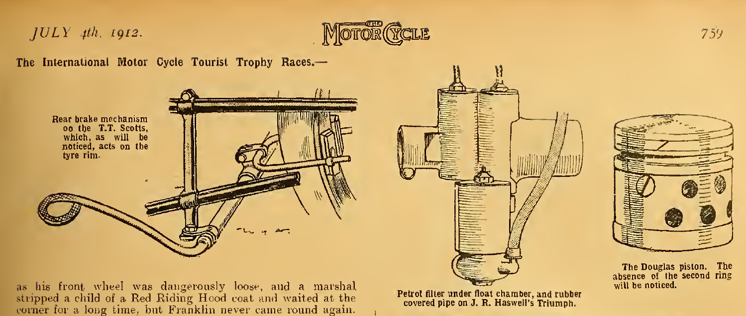 1914 Triumph motorcycle