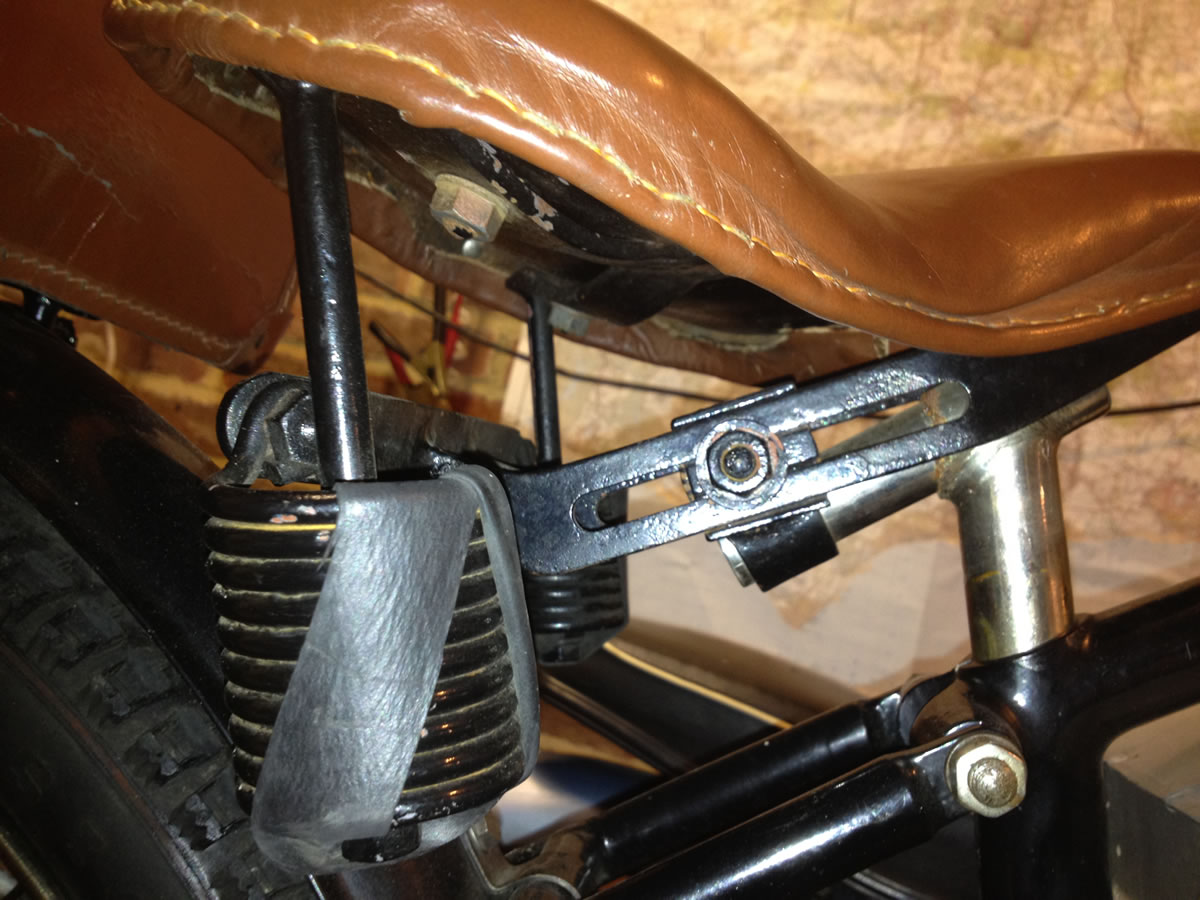 brooks motorcycle saddle